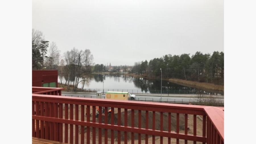 Vy från Takterass över Linneasjön